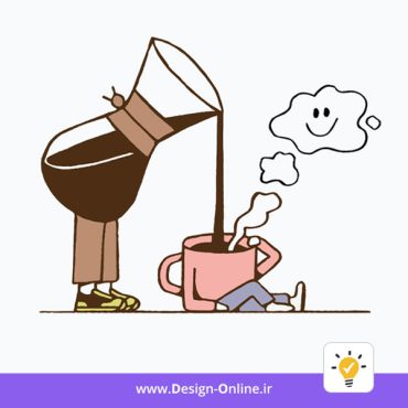 ایده تصویر سازی برای قهوه