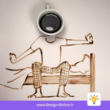 ایده جالب برای تبلیغ نوشیدن قهوه